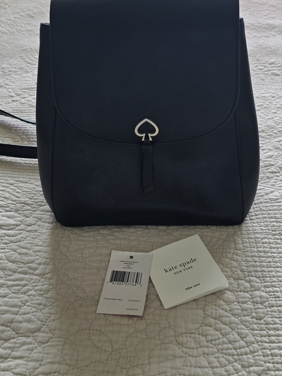 black kate spade mini backpack Chelsea Nylon Apple Print Club de Mode adding a touch of fun and whimsy to your outfit Kate Spade Chelsea The Little